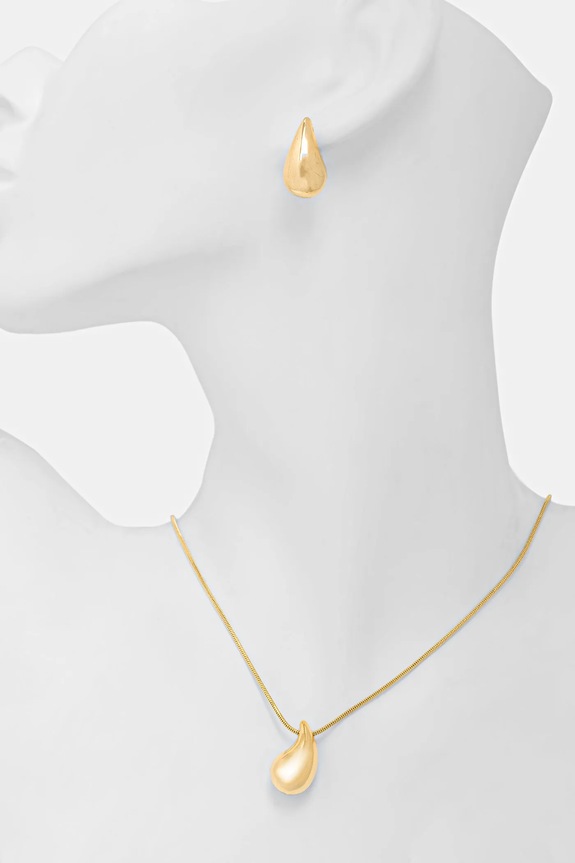 Accesorii Answear Lab colier si cercei 7190973601.7190921001.h aur