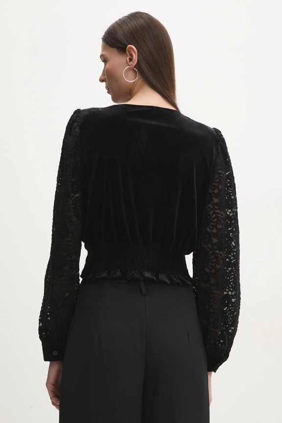 Îmbrăcăminte Answear Lab bluza 23060.ios negru