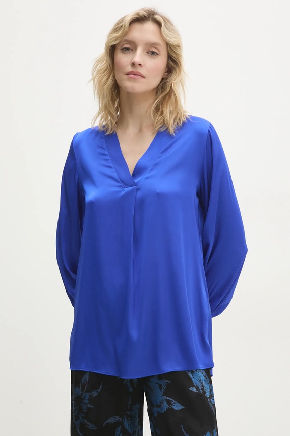 Answear Lab camicetta semplice blu navy 1010.tos