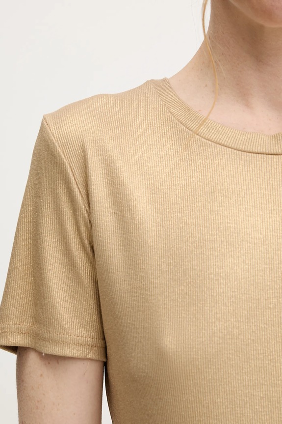 Μπλουζάκι Answear.LAB 8375.hos χρυσαφί