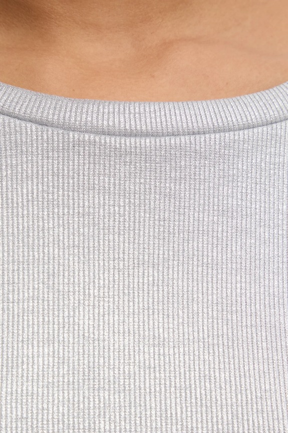 Μπλουζάκι Answear.LAB 8375.hos ασημί