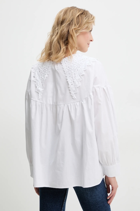 Ρούχα Μπλουζάκι Answear.LAB lu8544.fos λευκό