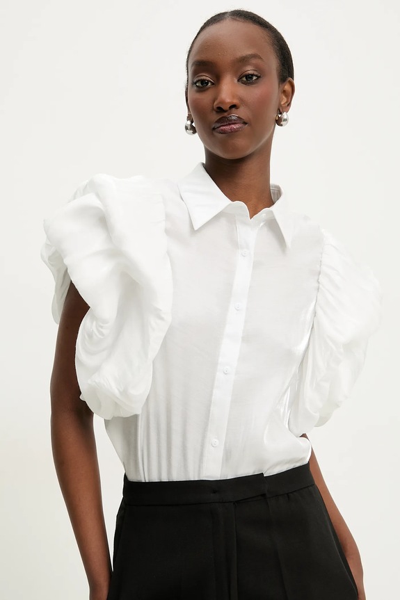 Πουκάμισο Answear.LAB επίσημη λευκό 8559.flk