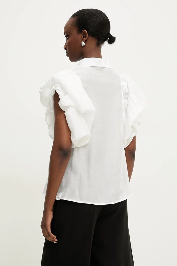 Ρούχα Πουκάμισο Answear.LAB 8559.flk λευκό