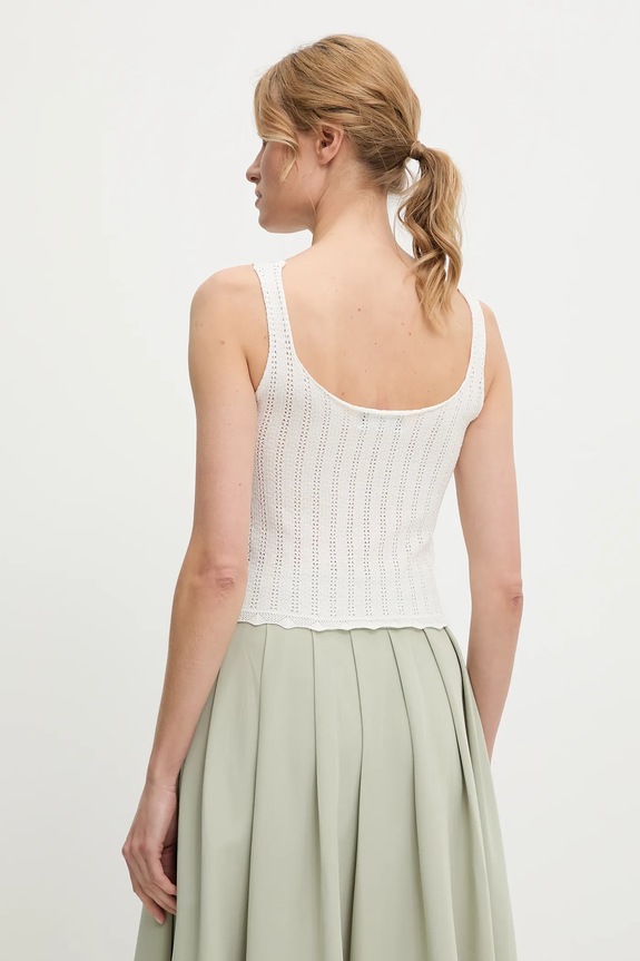 Ρούχα Μπλουζάκι Answear.LAB 9541.hos λευκό