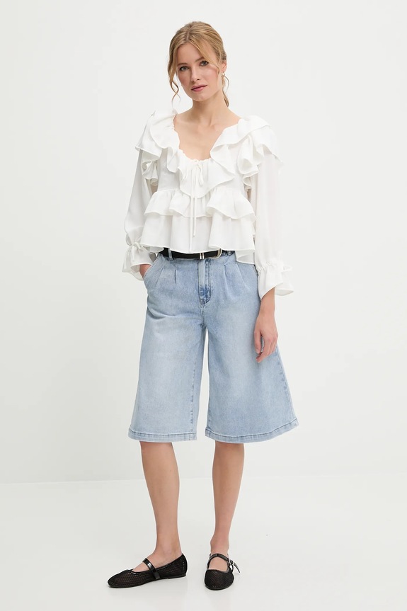 Μπλουζάκι Answear.LAB 15659.fh λευκό WW25