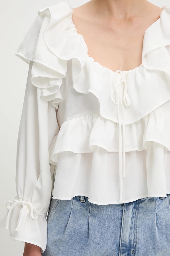 Μπλουζάκι Answear.LAB 15659.fh λευκό