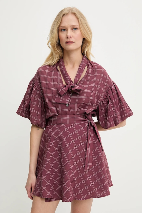 Πουκάμισο Answear.LAB casual μπορντό 93213.iak