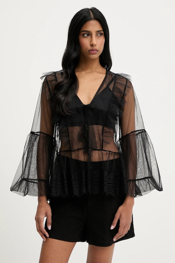 Answear Lab bluza uni negru 93203.iak