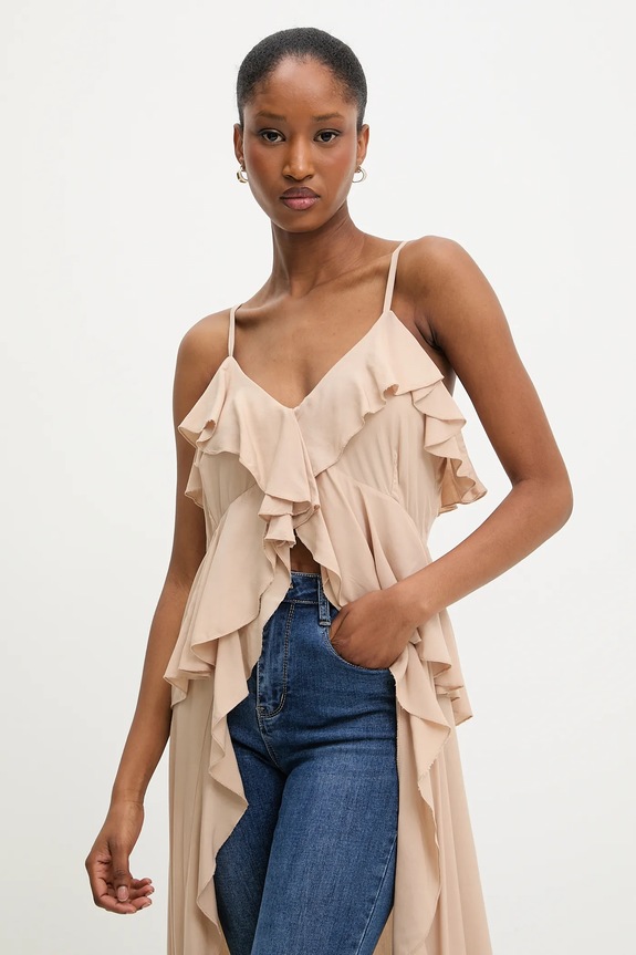 Answear.LAB top beżowy L9114.hak