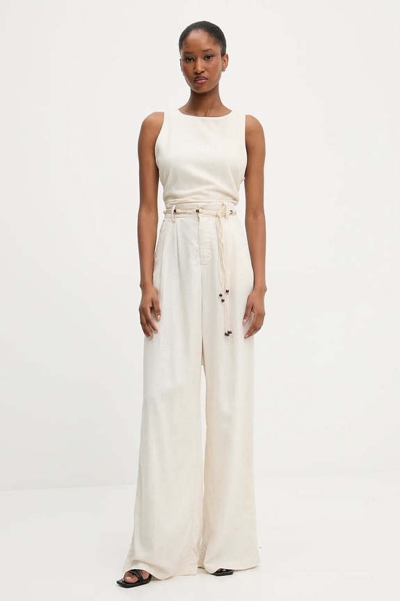 Bluza s lanom Answear.LAB L9141.hak bež WW25