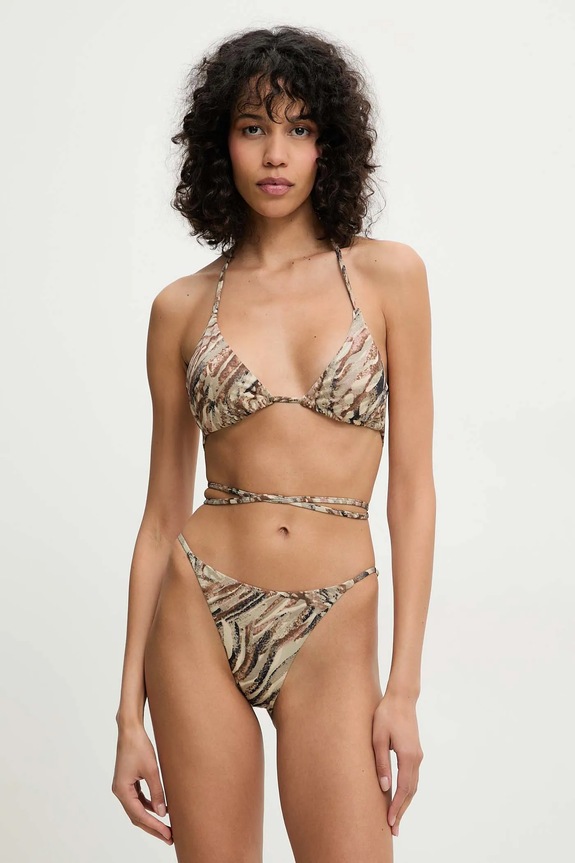 Bikini top Answear.LAB hl6fw02.flk καφέ WW25
