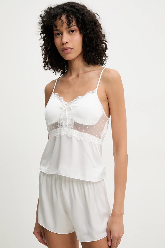 Πιτζάμα Answear.LAB ύφασμα λευκό pj3302.flk