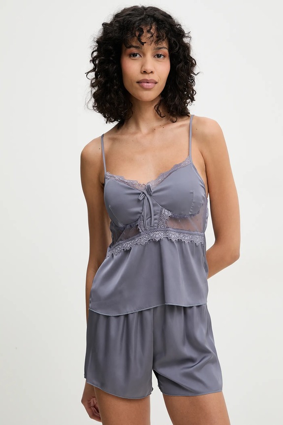 Answear Lab pijama set gri pj3302.flk