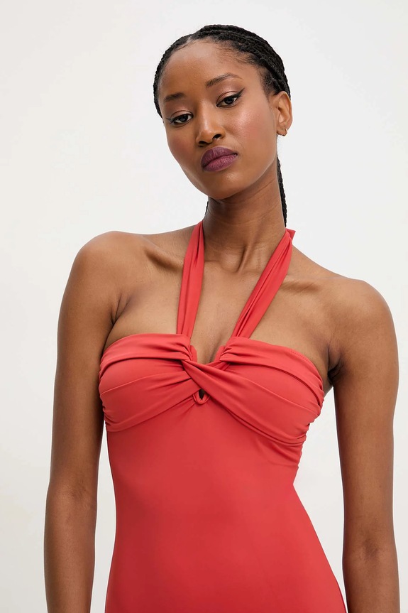 Ruházat Answear.LAB egyrészes fürdőruha pw1a5521.fjk narancssárga