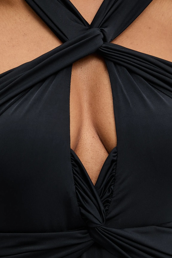 Jednodílné plavky Answear.LAB černá hw1fw1810.fjk
