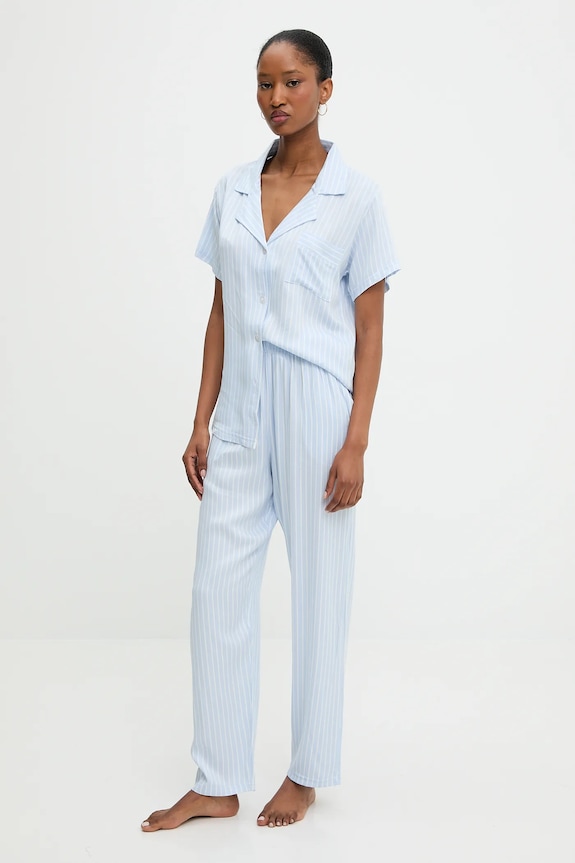 Answear Lab pijama set albastru 60445.tos