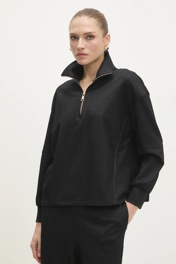 Answear Lab felpa senza nero esw036.IKK