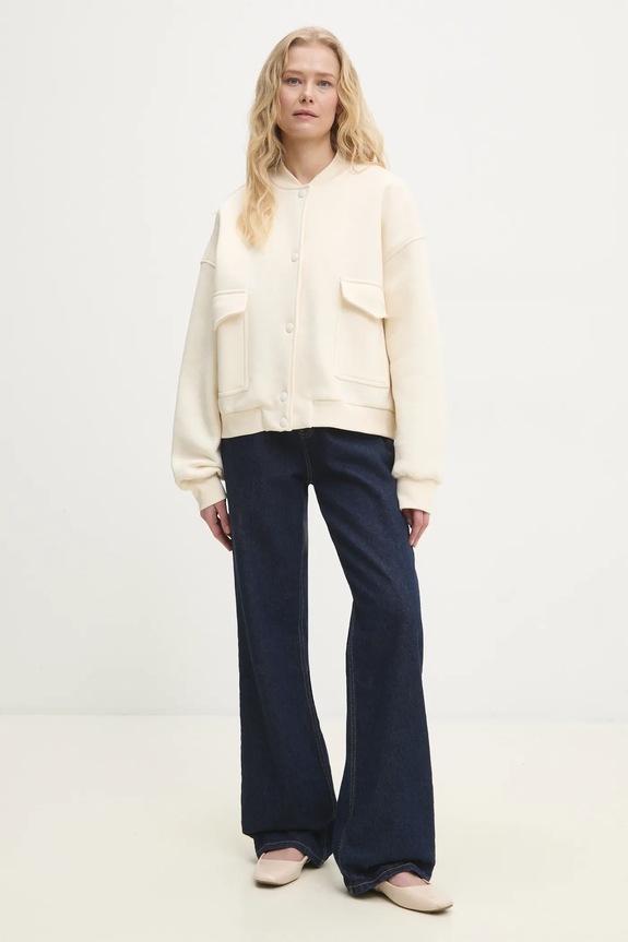 Answear.LAB bluza LD2266.hlk beżowy WW25