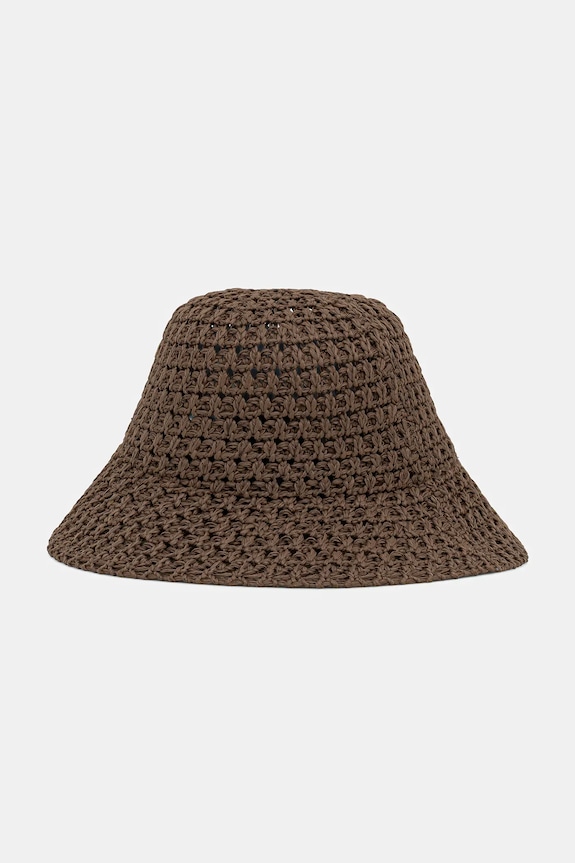 Pamučni šešir Answear.LAB ostalo smeđa 1281.CMS