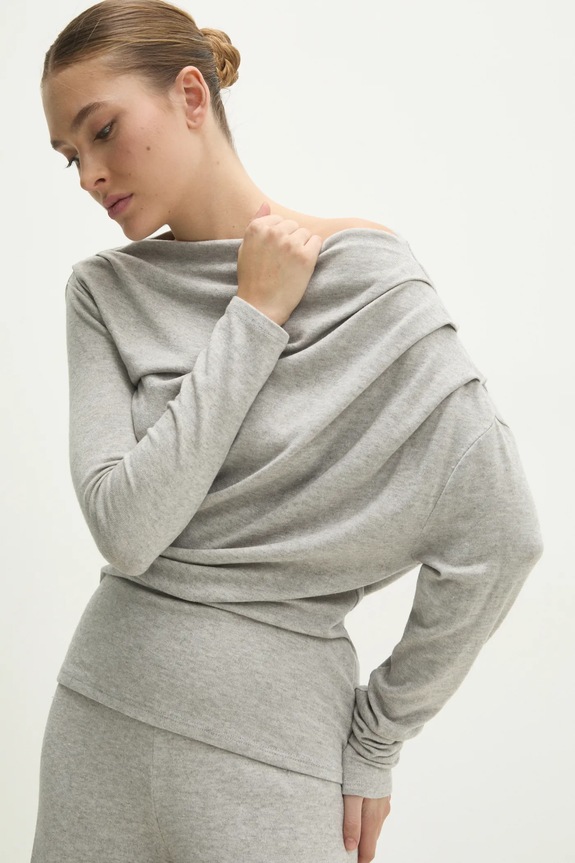 Answear.LAB sweter i spodnie 92727.92729.ios szary WW25