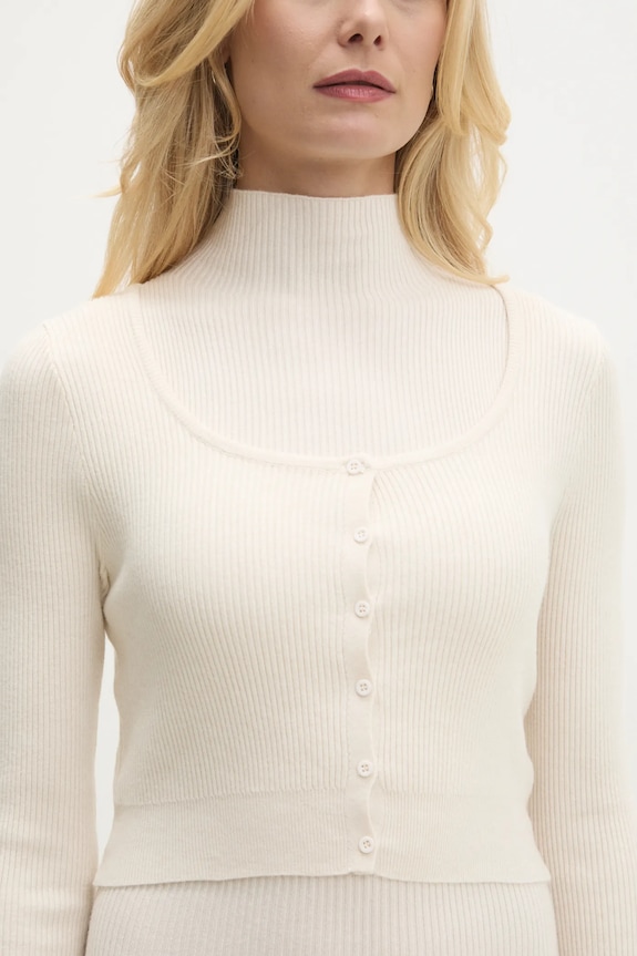 Φόρεμα και ζακέτα Answear.LAB MG58857AB.HWK μπεζ