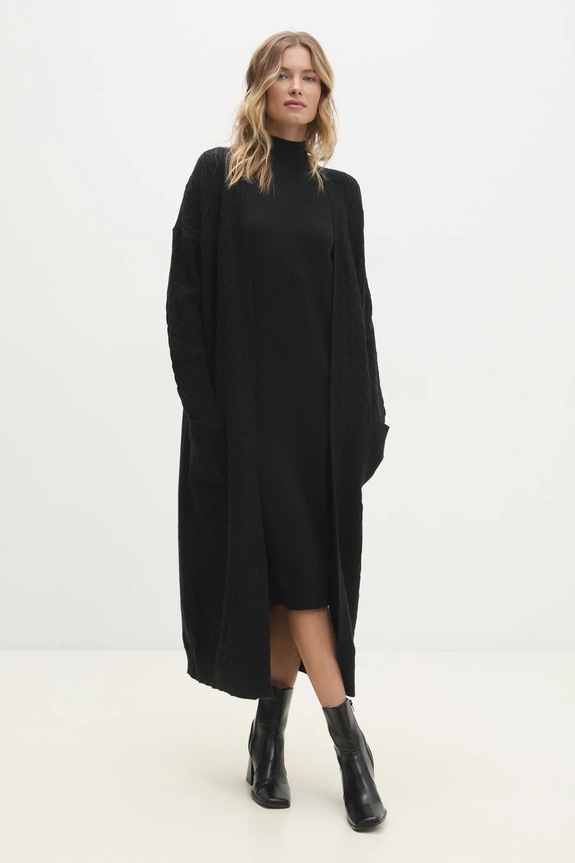 Answear.LAB komplet dzianina czarny PH8851.hms