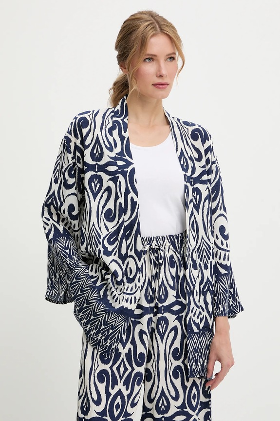 Jakna in hlače Answear.LAB QED3555.ums mornarsko modra WW25