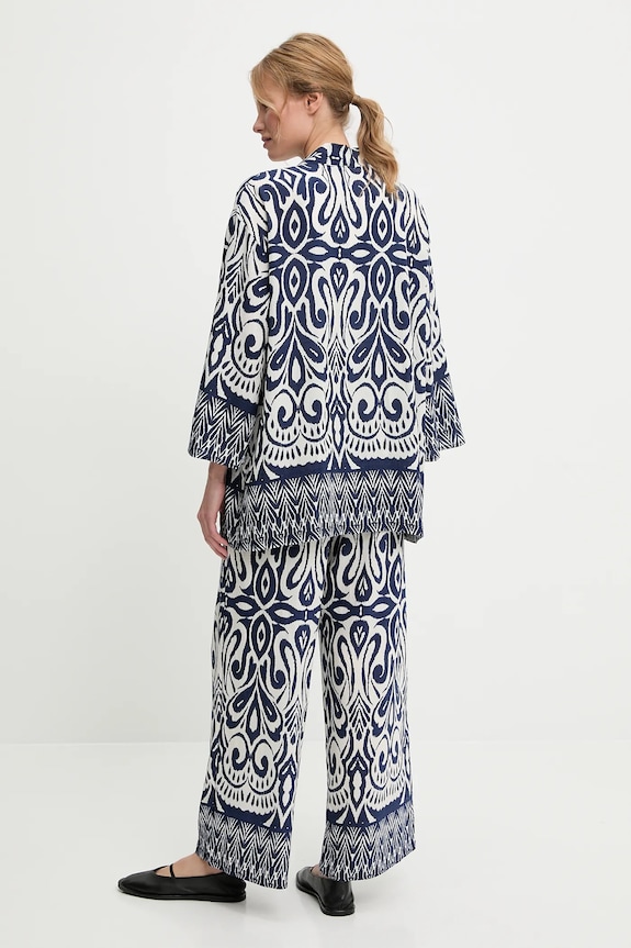 Jakna in hlače Answear.LAB mornarsko modra QED3555.ums