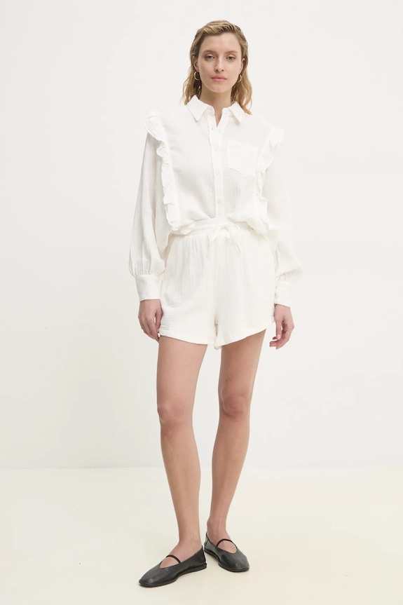 Answear.LAB camicia e pantaloncini di cotone 8881AB.FKK bianco WW25