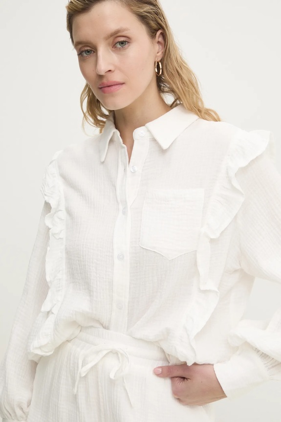 Answear.LAB camicia e pantaloncini di cotone bianco 8881AB.FKK
