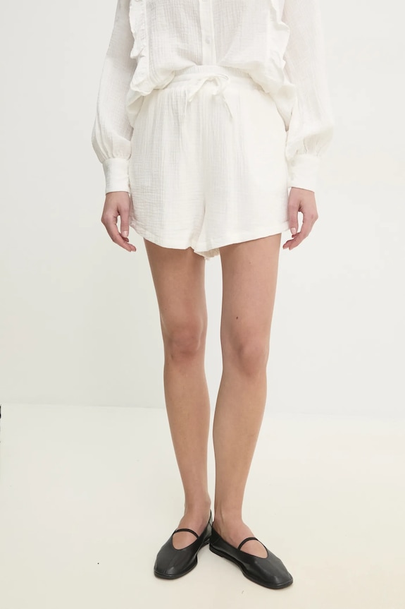 Bombažna srajca in kratke hlače Answear.LAB 8881AB.FKK bela