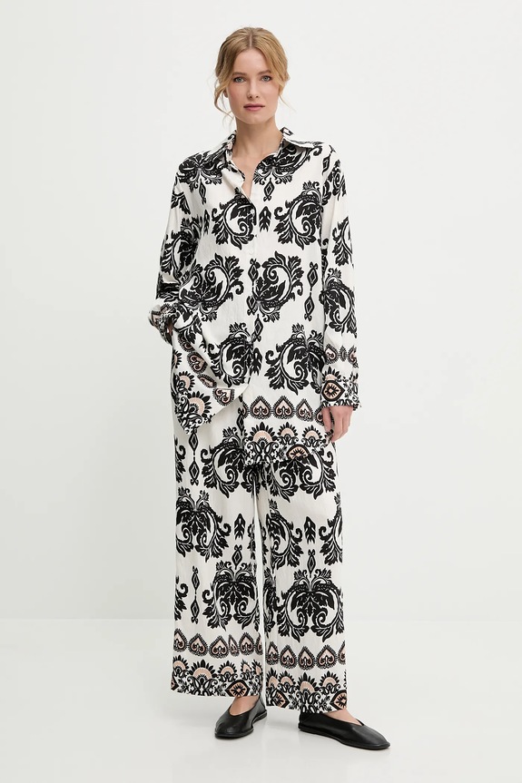 Srajca in hlače Answear.LAB Tkanina črna 70290b.fos