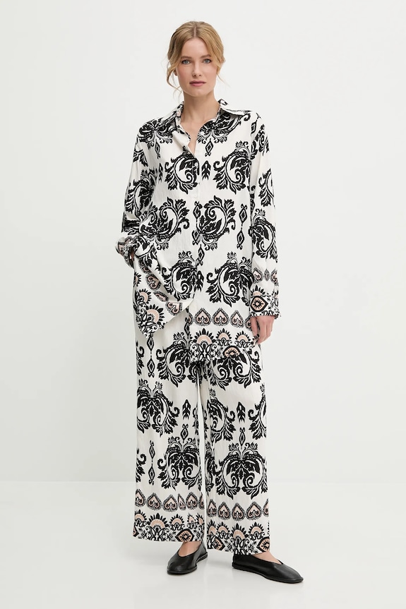 Srajca in hlače Answear.LAB Tkanina črna 70290b.fos