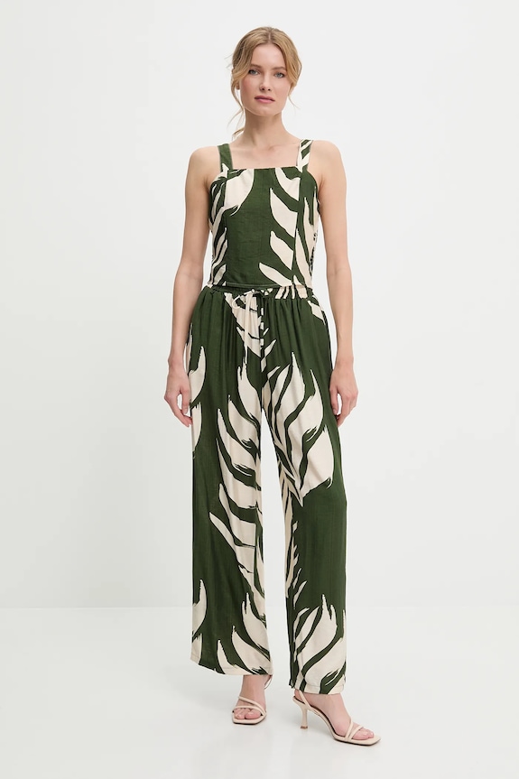 Μπλούζα και παντελόνι Answear.LAB ύφασμα πράσινο y078.1.fos