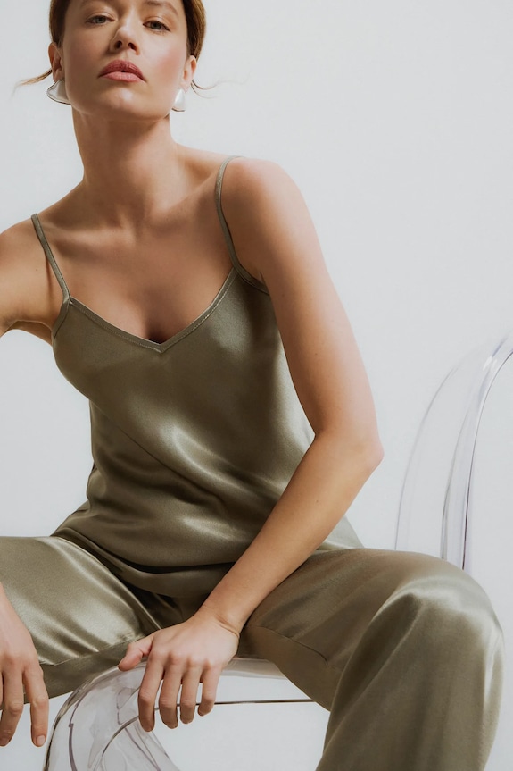 Σετ Answear.LAB ύφασμα πράσινο 5002AB.IKK