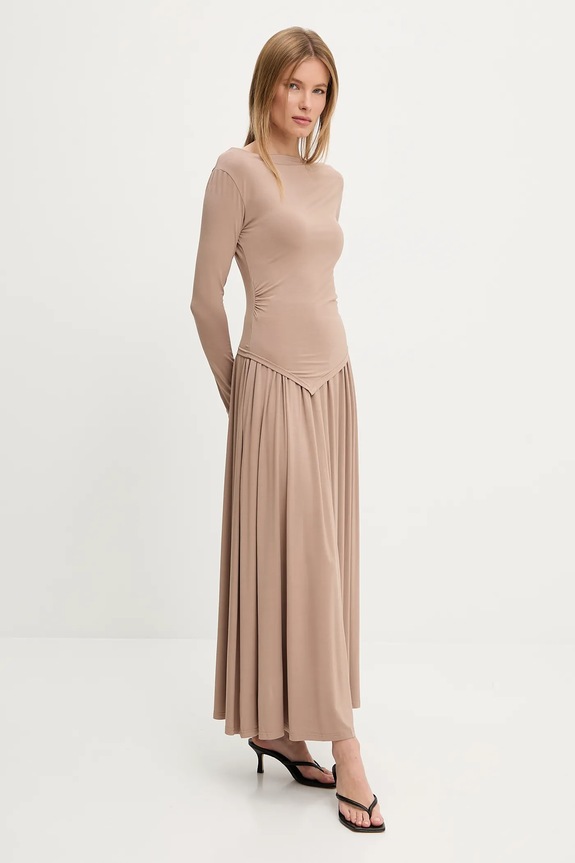 Σετ Answear.LAB με ελαστάν καφέ 5088AB.IKK