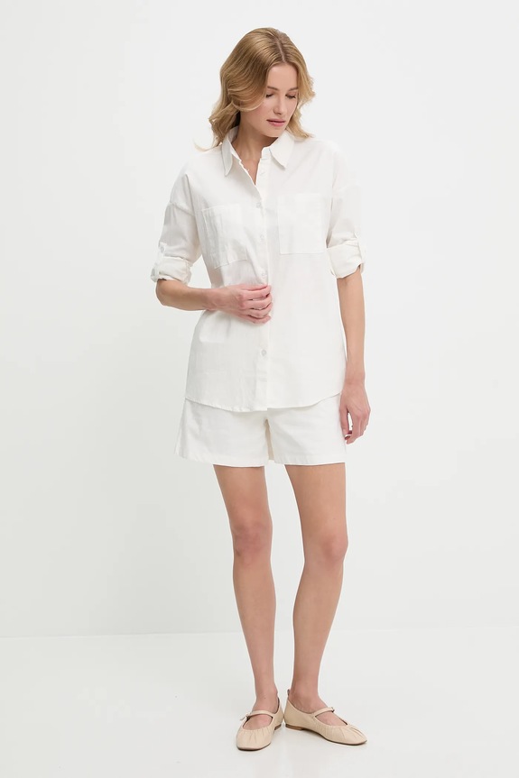 Answear.LAB camicia e pantaloncini tessuto bianco 1081.hos