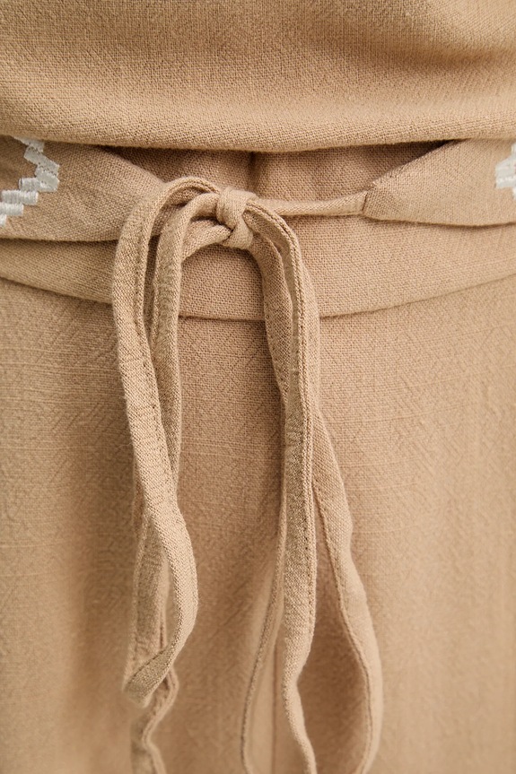 Μπλούζα και σορτς από λινό Answear.LAB AG1995.1993.hlk