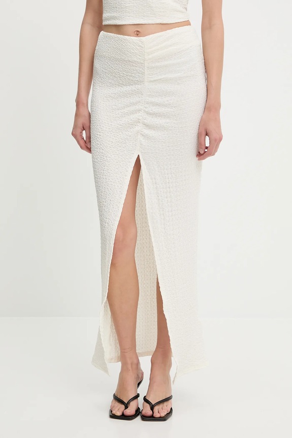 Μπλούζα και φούστα Answear.LAB μπεζ vd1851.vd1852.fjk