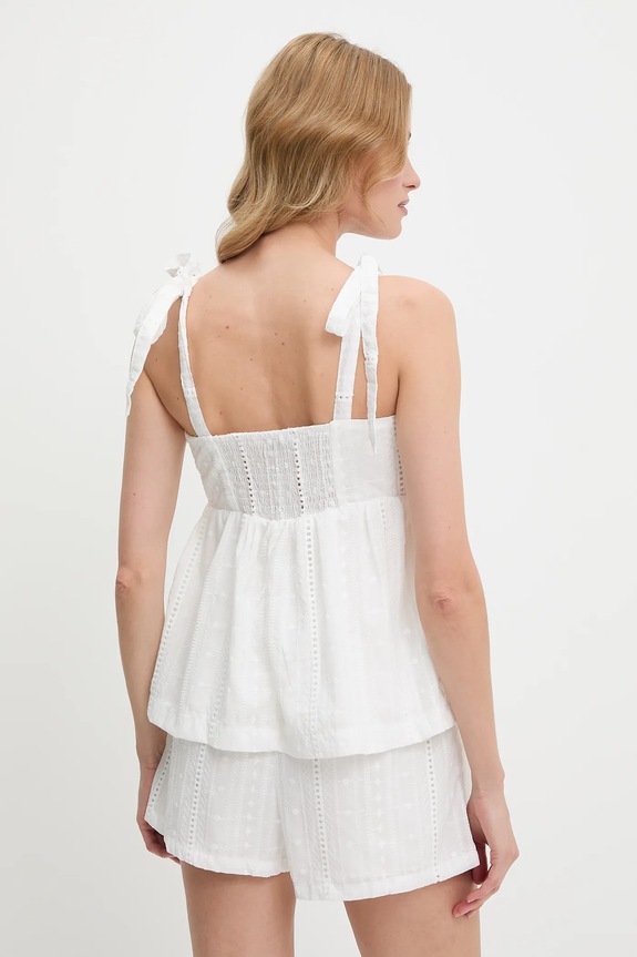 Μπλούζα και σορτς Answear.LAB λευκό ps9175abs.fos