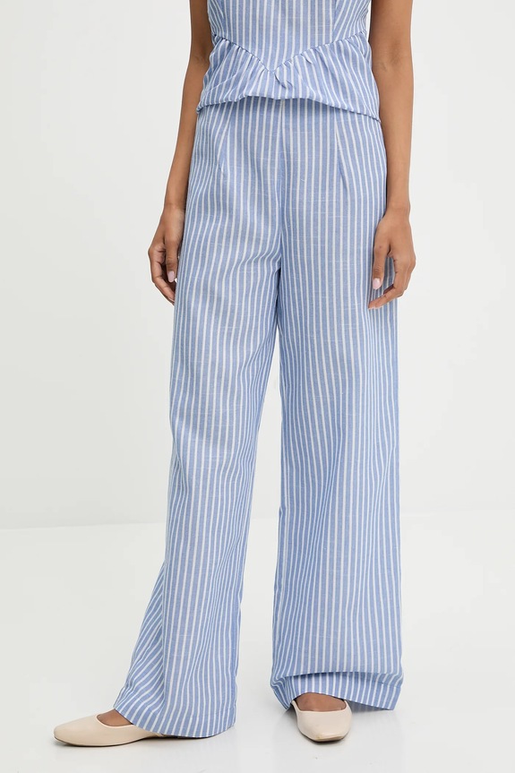 Îmbrăcăminte Answear Lab bluză și pantaloni az1568.fos albastru