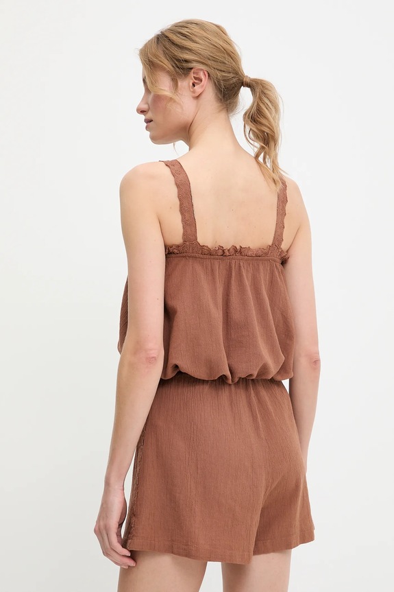 Ρούχα Μπλούζα και βαμβακερή βερμούδα N24173.tos καφέ