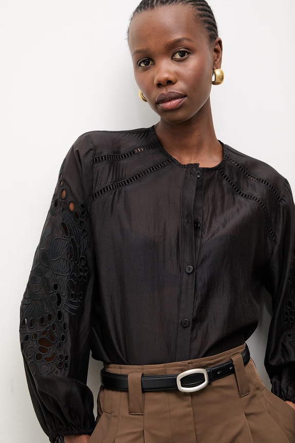 Answear Lab camicia nero pk2755.ILK