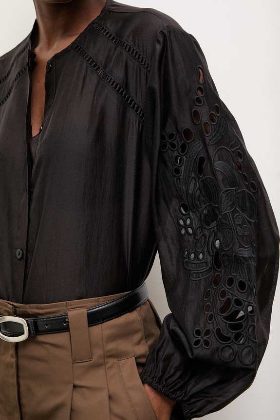 Answear Lab camicia pk2755.ILK nero