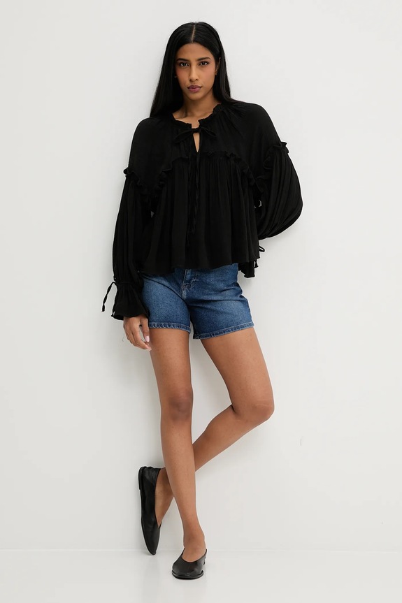Answear Lab bluza 2521000.TWK negru WW25