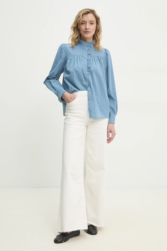Answear.LAB koszula bawełniana 5157.hos niebieski WW25