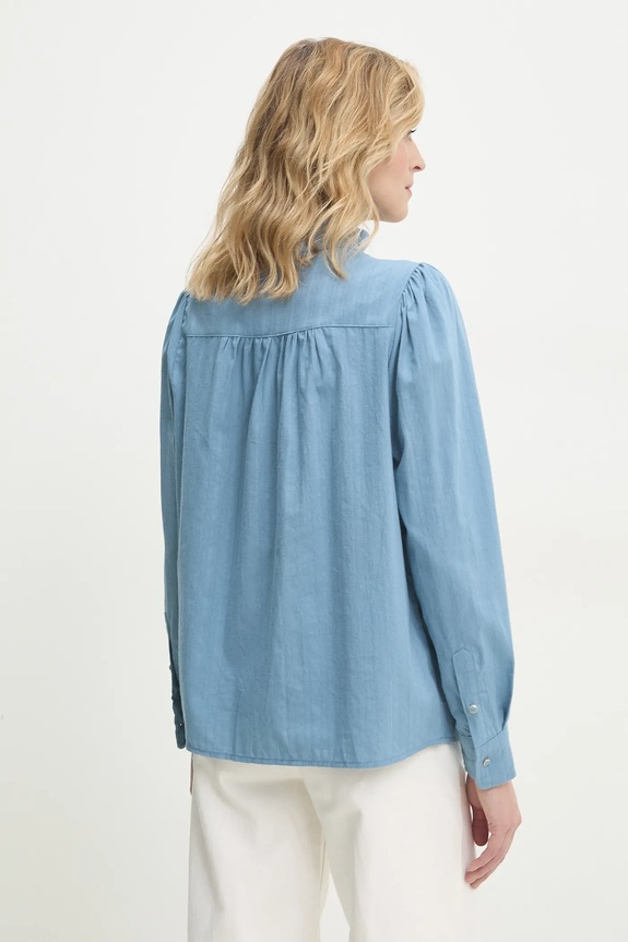 Odzież Answear.LAB koszula bawełniana 5157.hos niebieski