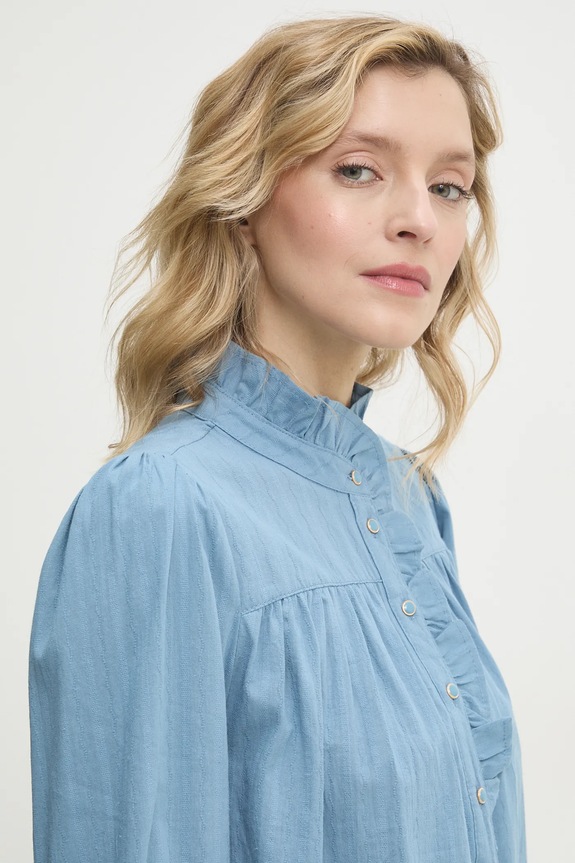 Answear.LAB koszula bawełniana niebieski 5157.hos