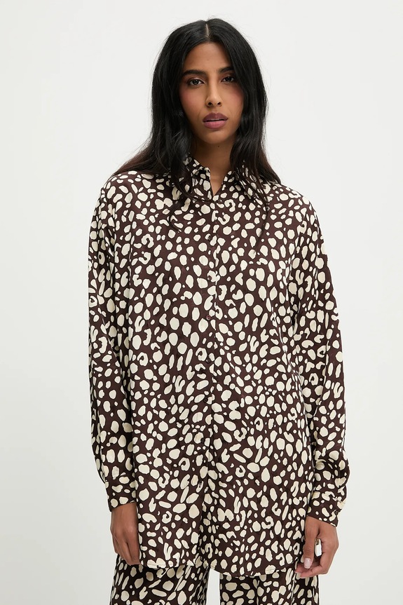 Answear.LAB camicia lunga marrone 34110.tos
